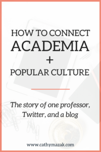 Academia and popular culture