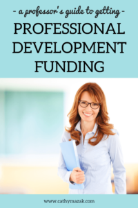 Professor's guide to professional development funding