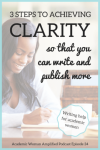 Three Steps to Achieving Clarity So That You Can Write and Publish More